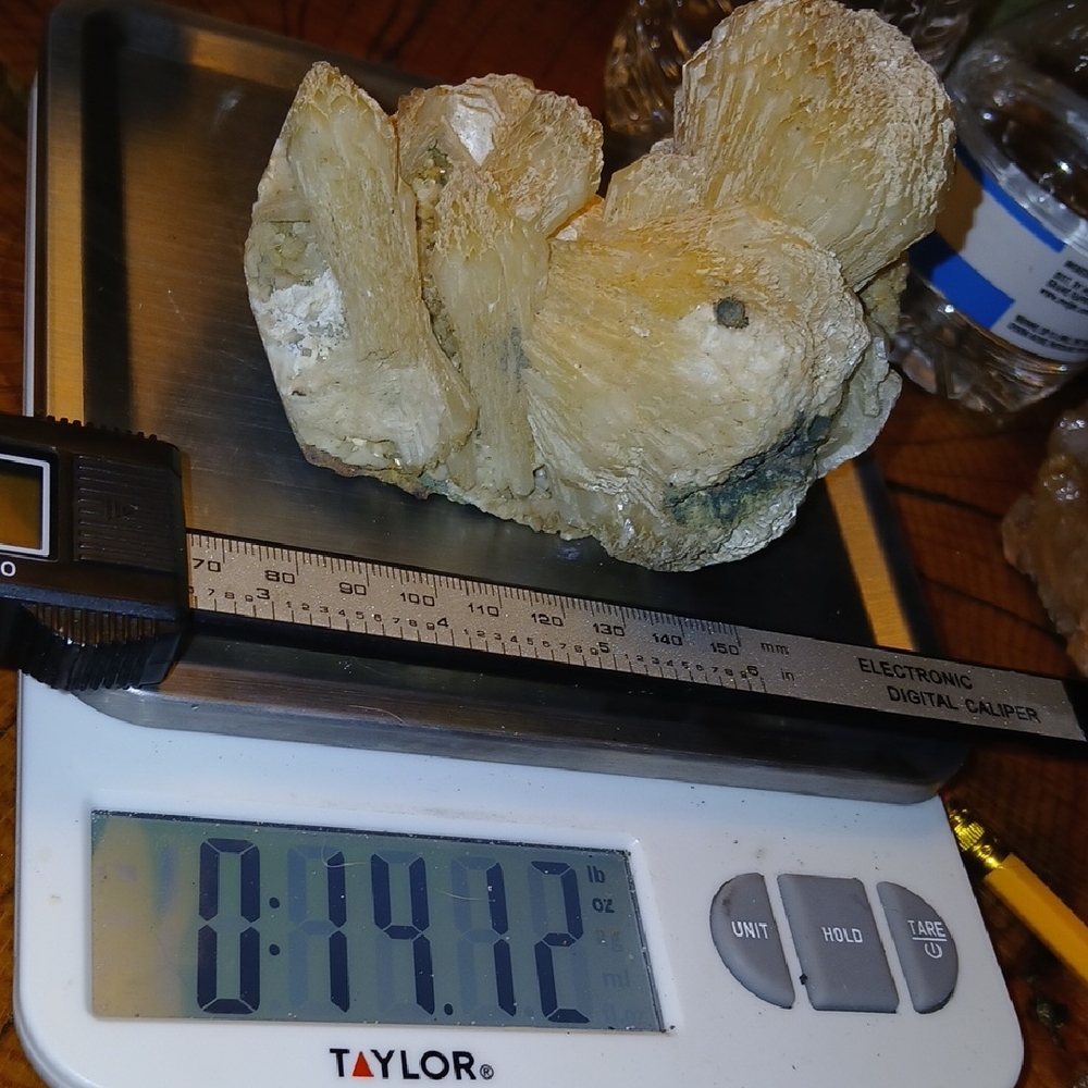 Natural BARITE TREMOLITE CALCITE Mineral Specimen